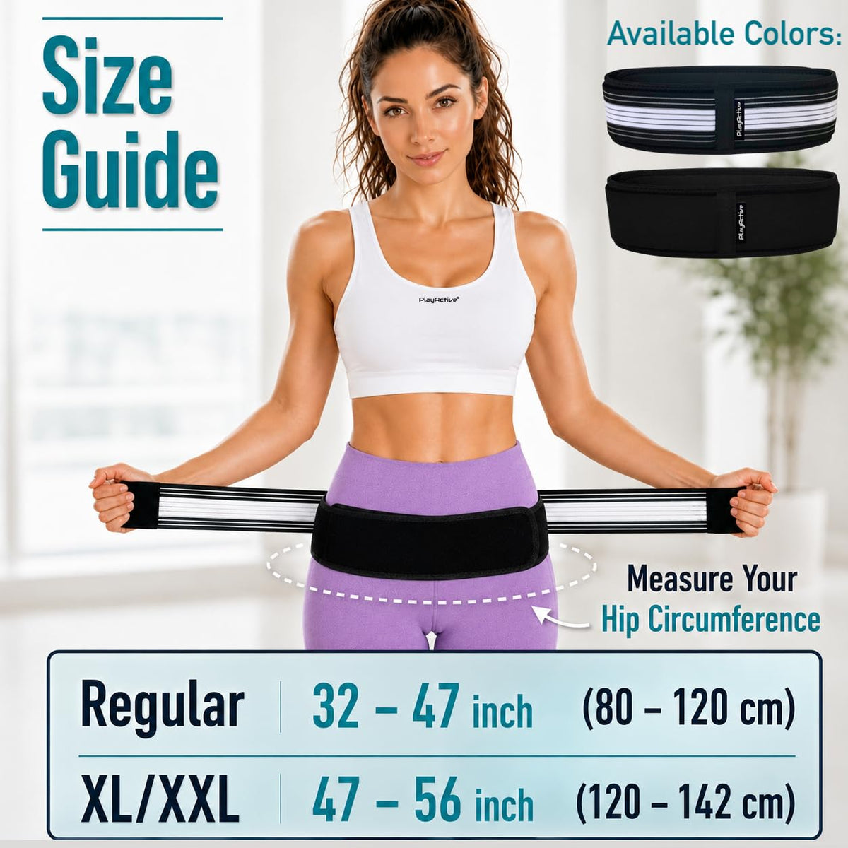 Sacroiliac Support Belt for Lower Back and Hips